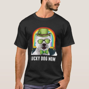 Camiseta Lucky West Highland White Terrier Perro Mom St Pat