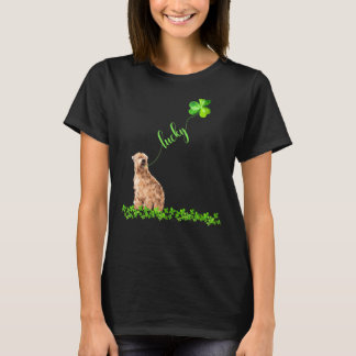 Camiseta Lucky Wheaten Terrier Dog Shamrock St Patrick's Da