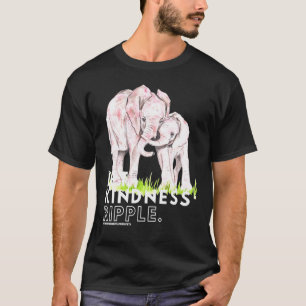 Camiseta Lucky White Elephant Mandala ama la amabilidad