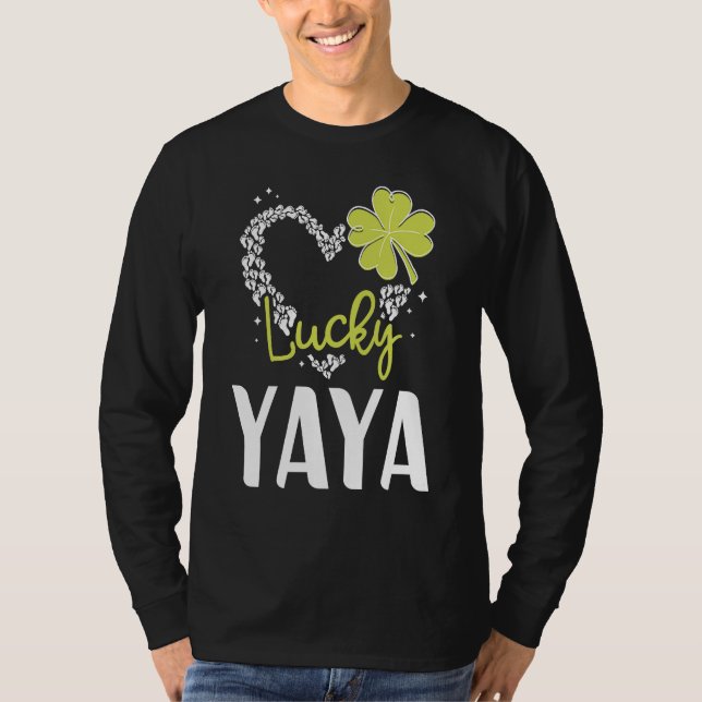Camiseta Lucky Yaya  St Patricks Day  womens (Anverso)