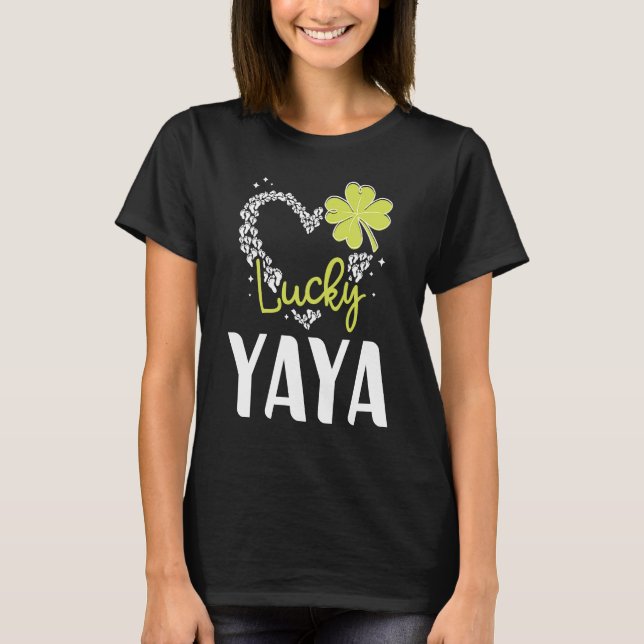 Camiseta Lucky Yaya  St Patricks Day  womens (Anverso)