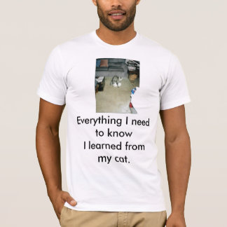 Camiseta luckyrascal, todo que necesito saber