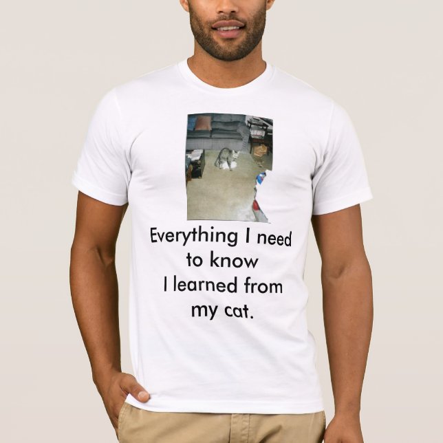 Camiseta luckyrascal, todo que necesito saber (Anverso)