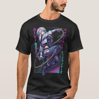 Camiseta Lucy Cyberpunk Edgerunners Ojos Rojos Morados Call