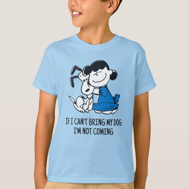 Camiseta Lucy Hugging Snoopy (Anverso)