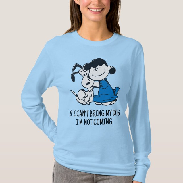 Camiseta Lucy Hugging Snoopy (Anverso)