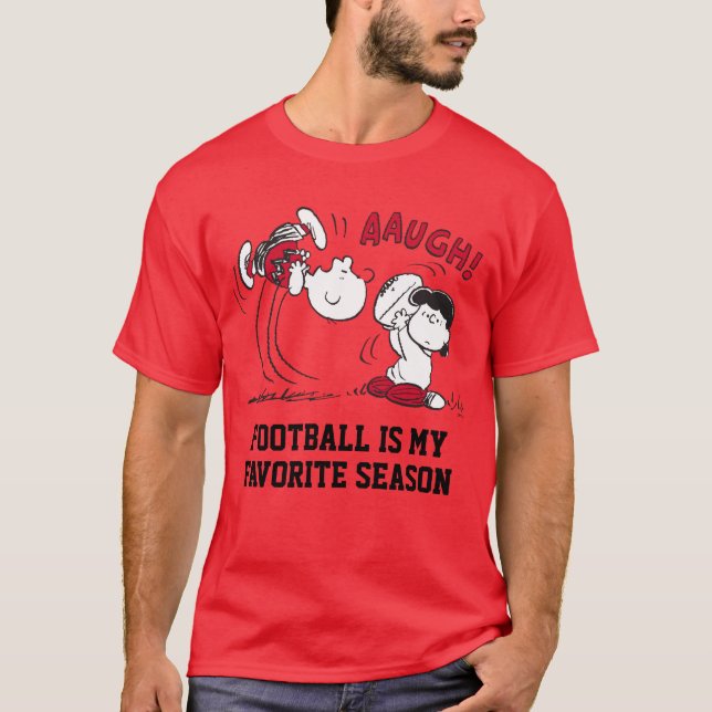 Camiseta Lucy Trae El Camino Al Fútbol De Charlie Brown (Anverso)