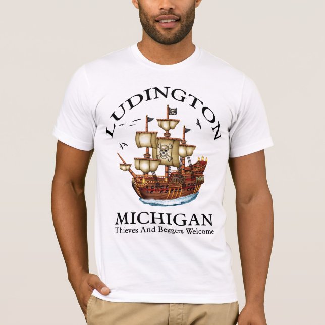 Camiseta Ludington Michigan 2 (Anverso)