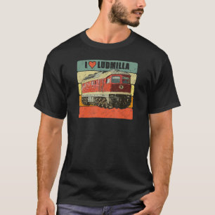 Camiseta Ludmilla Diesel Locomotora East German Br 130 Retr