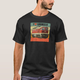 Camiseta Ludmilla Diesel Locomotora East German Br 130 Retr