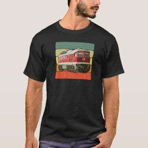 Camiseta Ludmilla Diesel Locomotora East German Br 130 Retr
