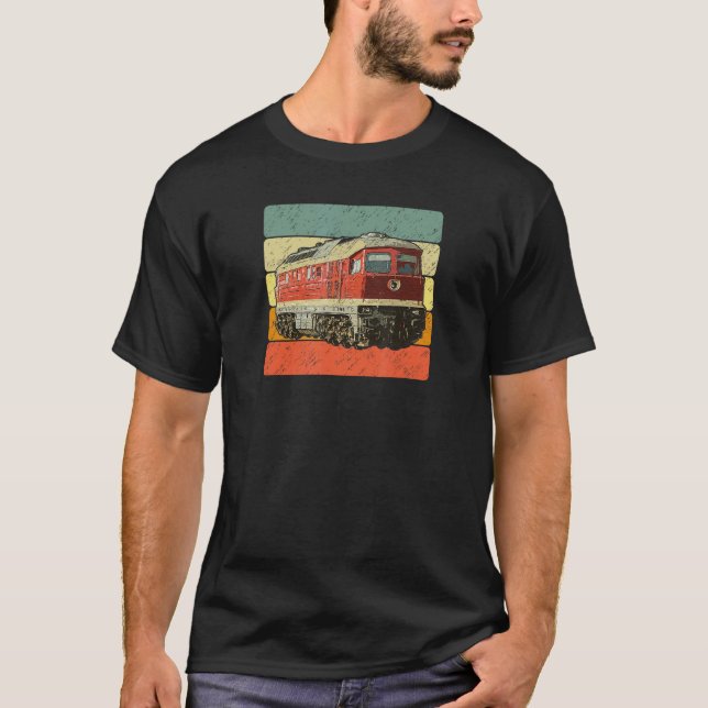 Camiseta Ludmilla Diesel Locomotora East German Br 130 Retr (Anverso)