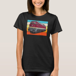 Camiseta Ludmilla Diesel-Locomotora Este Alemán BR 132 BR 2