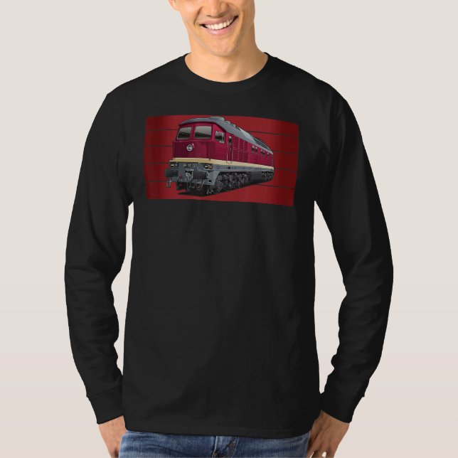 Camiseta Ludmilla Diesel-Locomotora Este Alemán BR 132 BR 2 (Anverso)