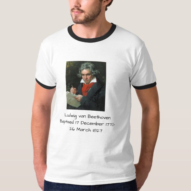 Camiseta Ludwig van Beethoven (Anverso)