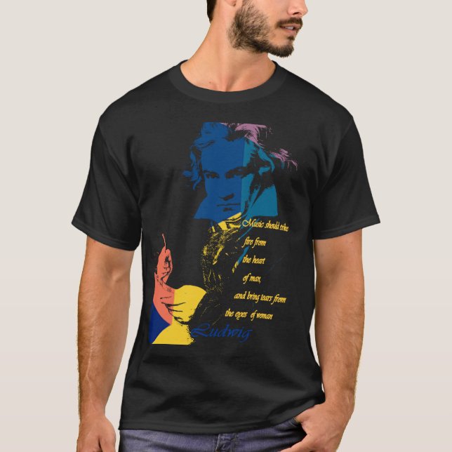 Camiseta Ludwig van Beethoven (Anverso)