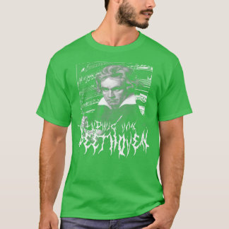 Camiseta Ludwig Van Beethoven Metalizado