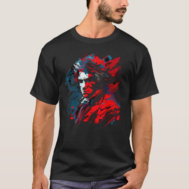 Camiseta Ludwig van Beethoven Music German Composer (Anverso)