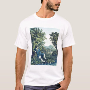Camiseta Ludwig van Beethoven por un río (engravin