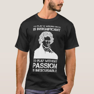 Camiseta Ludwig van Beethoven retrato Pianistas Piano Playe