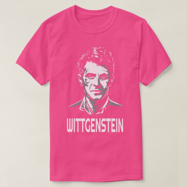 Camiseta Ludwig Wittgenstein filósofo austriaco (Diseño del anverso)