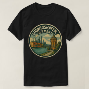 Camiseta Ludwigshafen Alemania Arte Urbano