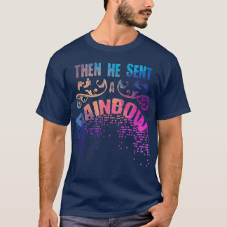 Camiseta Luego Envió Un Arcoiris - Madre Esperada Embarazad