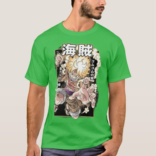 Camiseta Luffy Gear 5 creativo (Anverso)