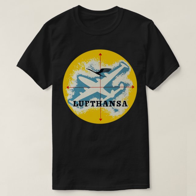 Camiseta Lufthansa a todos los puntos (Diseño del anverso)