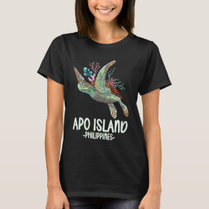 Camiseta Lugar de buceo Buceador de buceo Filipinas Isla Ap