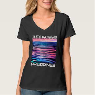 Camiseta Lugar de buceo Buceador Filipinas Tubbataha
