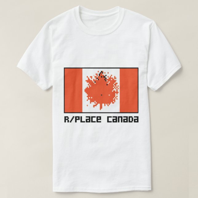 Camiseta lugar de Canadá (Diseño del anverso)