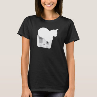 Camiseta Lugar de descanso favorito de gatito gato tostador