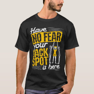 Camiseta Lugar de porristas divertido Cheerleading Porrista