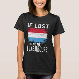 Camiseta Lugar de recuerdo con bandera de Luxemburgo - Si s