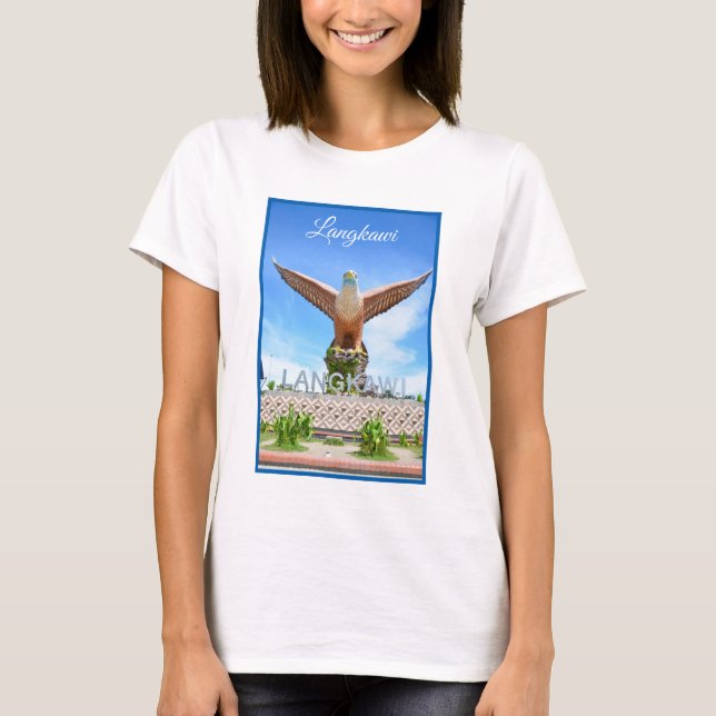 Camiseta Lugar de recuerdo de la estatua de águila de Malas (Anverso)