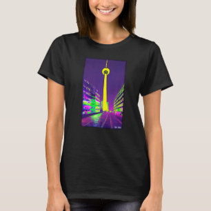 Camiseta Lugar de visión de la Torre de Berlín en la calle 