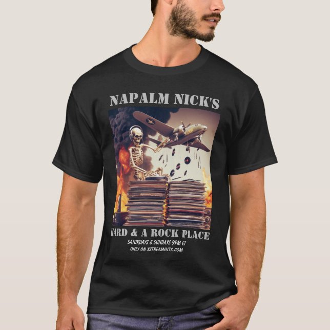 Camiseta Lugar difícil y rockero 2.0 (Anverso)