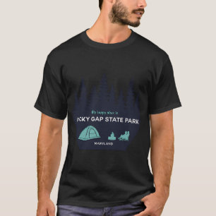 Camiseta Lugar Feliz del Parque Estatal Rocky Gap