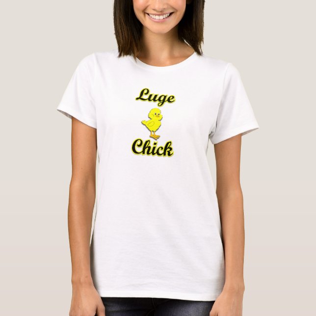 Camiseta Luge el polluelo (Anverso)