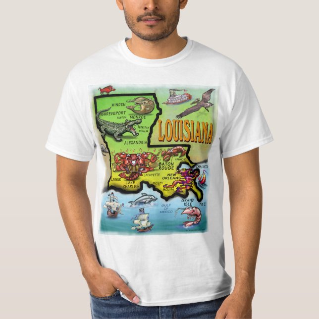 Camiseta Luisiana (Anverso)