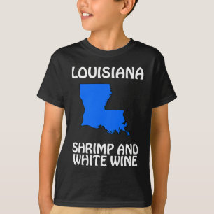 Camiseta Luisiana - Camarones y Vino Blanco