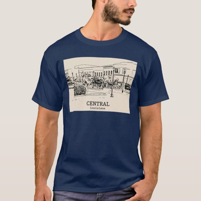 Camiseta Luisiana Central (Anverso)