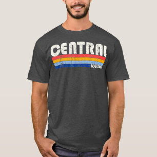 Camiseta Luisiana Central de estilo retro vintage 70's 80 1