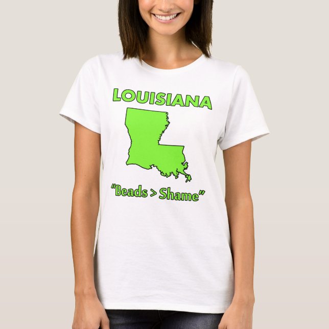 Camiseta Luisiana - Cuentas > Vergüenza (Anverso)