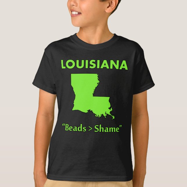 Camiseta Luisiana - Cuentas > Vergüenza (Anverso)