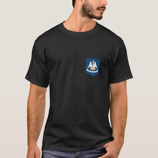Camiseta Luisiana Estado De La Bandera De Luisiana Souvenir (Anverso)