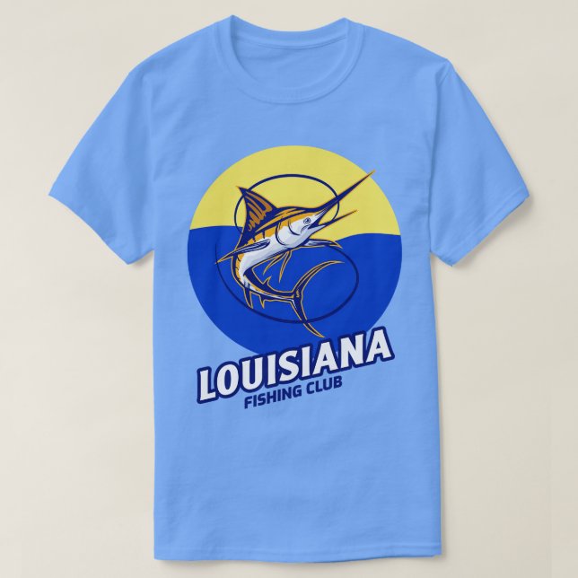 Camiseta Luisiana Pescando TShirt (Diseño del anverso)