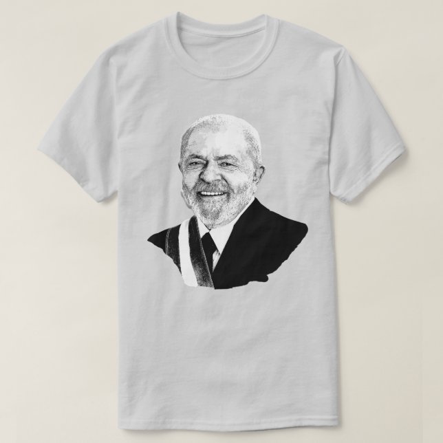 Camiseta Luiz Inacio Lula da Silva (Diseño del anverso)