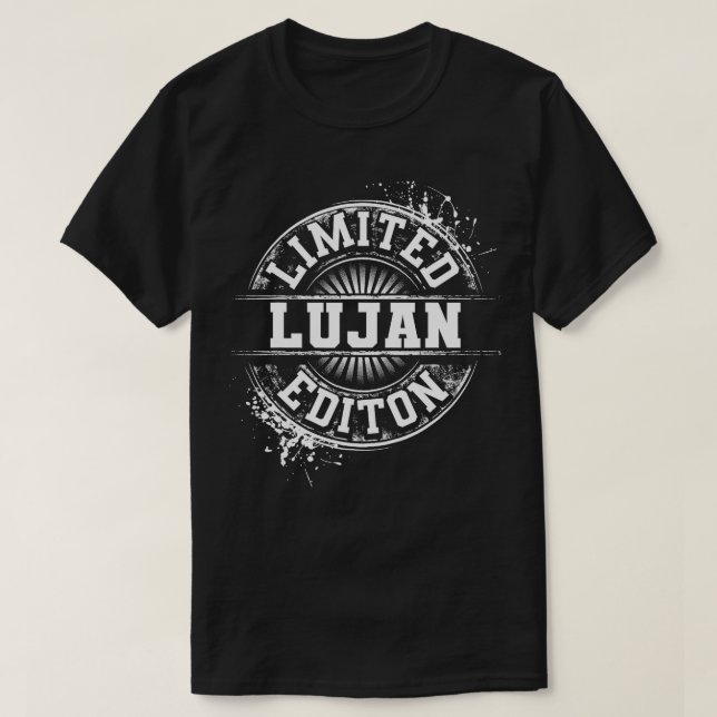 Camiseta LUJAN Funny Apellido Árbol Familia Reunion G (Diseño del anverso)